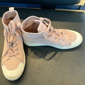 Pink canvas Ankle "Chuck" shoes
